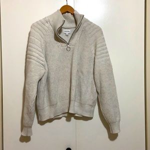 Frank and Oak 1/4 zip sweater